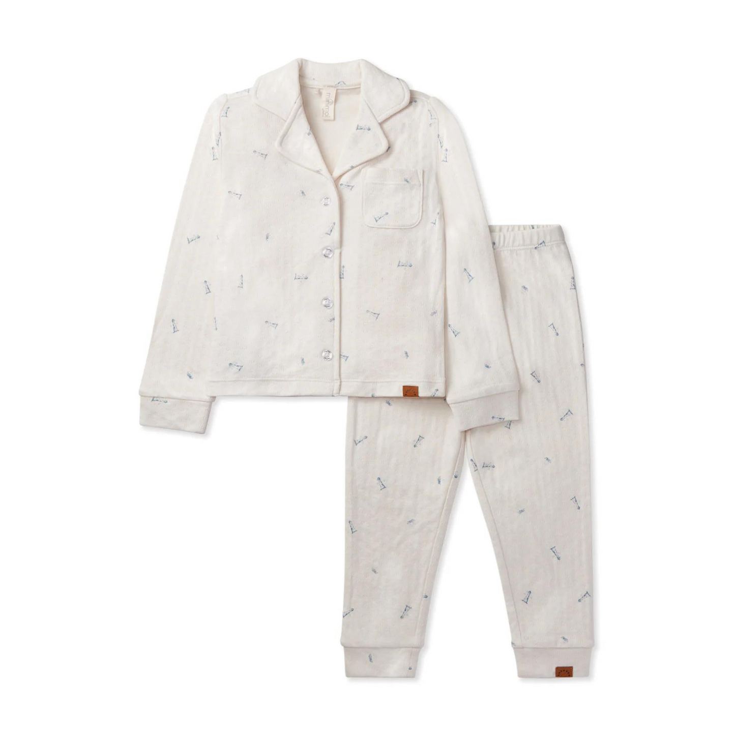 Minimoi Boys Lighthouse Pointelle Pajama Set