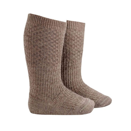 Condor Wool Blend Patterned Knee Sock