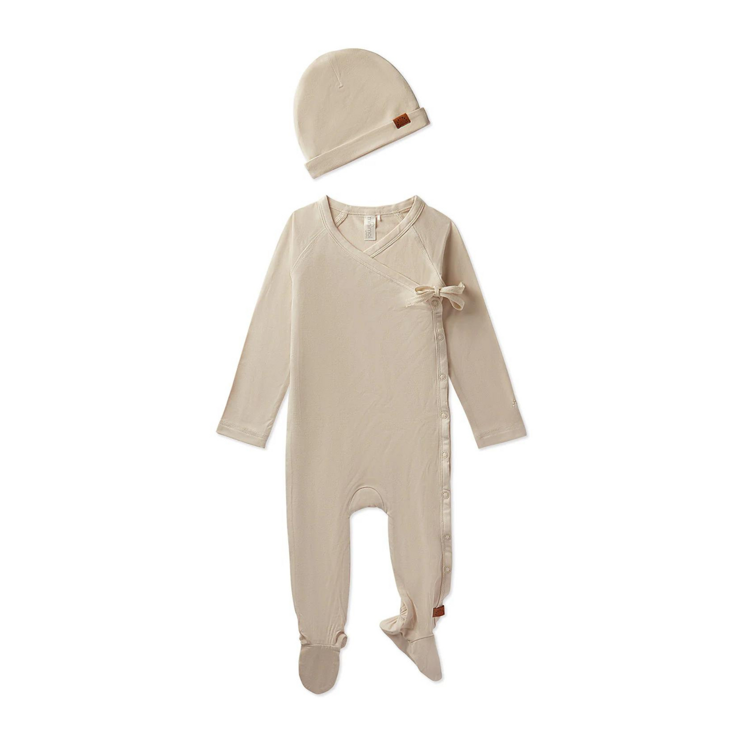 MiniMoi Solid Crossover Footie Set