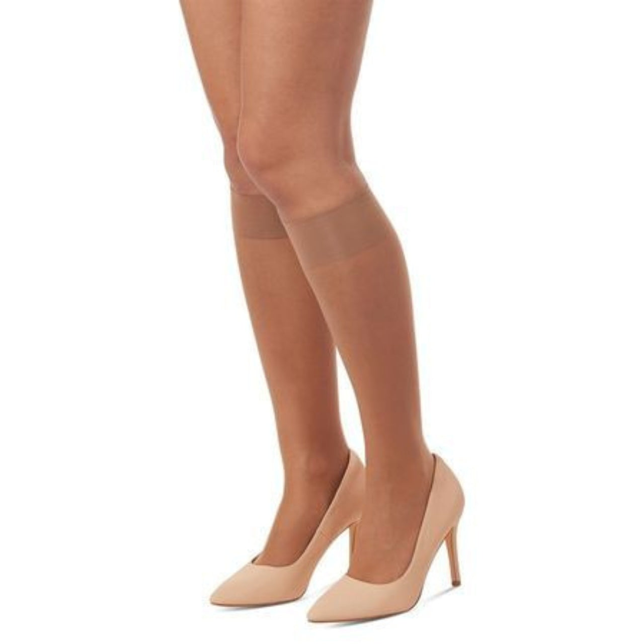 Melas Womens Silky Sheer Knee Highs