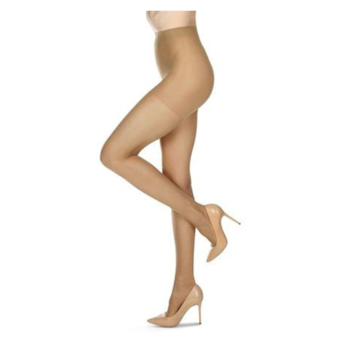 Melas Womens Ultra-Sheer 8 Denier Bare Control Top Pantyhose