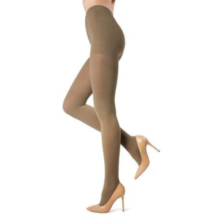 Melas Womens Melas Microfiber Opaque Control Top Tights