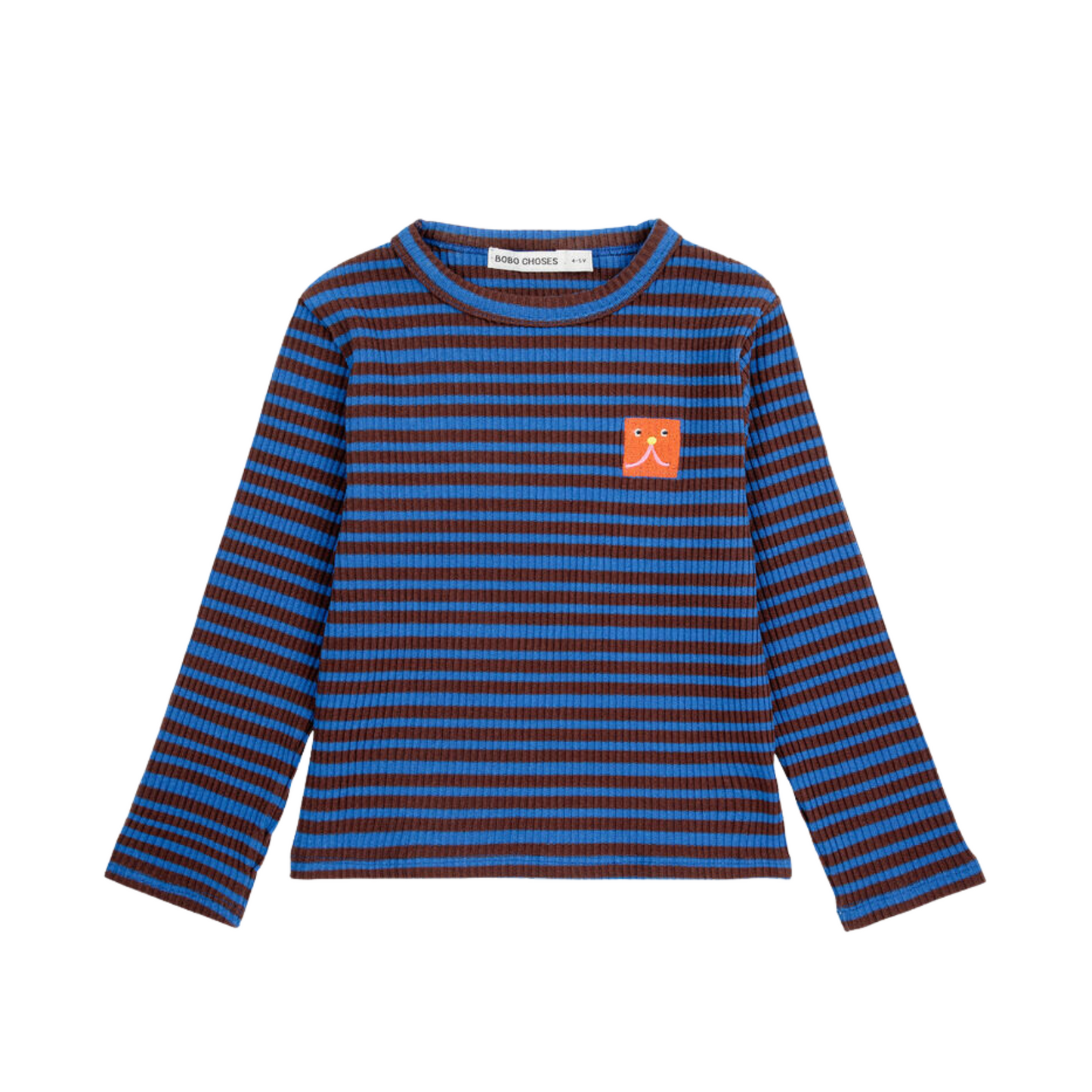 Bobo Choses Funny Face Embroidery Tee