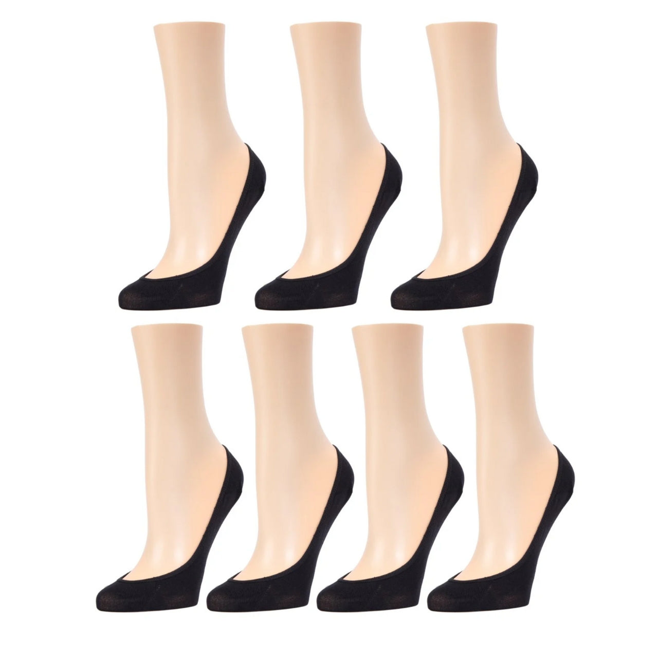 Memoi No-Show Micro Shoe Liners 7-Pack