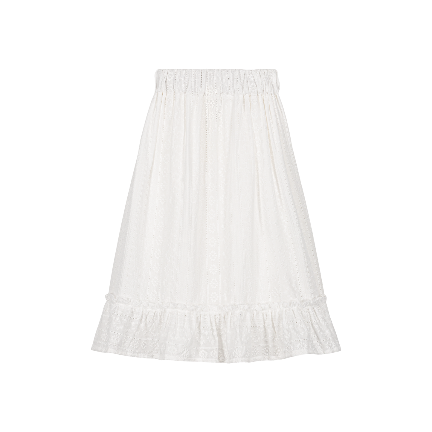 We Are Kids White Harper Embroidered Skirt