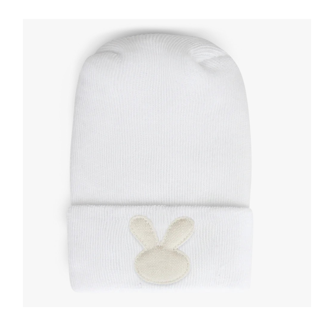 Adora Ivory Hospital Hat - Linen Bunny