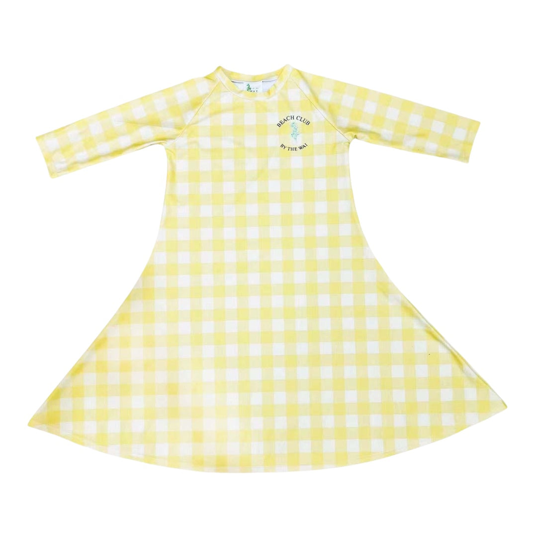 By The Wai Yellow Beach Club Swimwear Dress