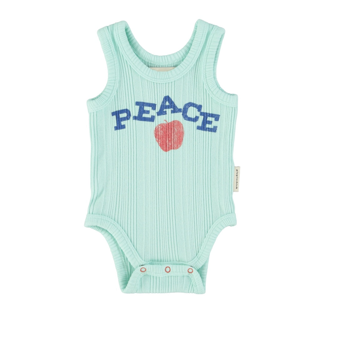Piupiuchick Light Blue Sleeveless Romper