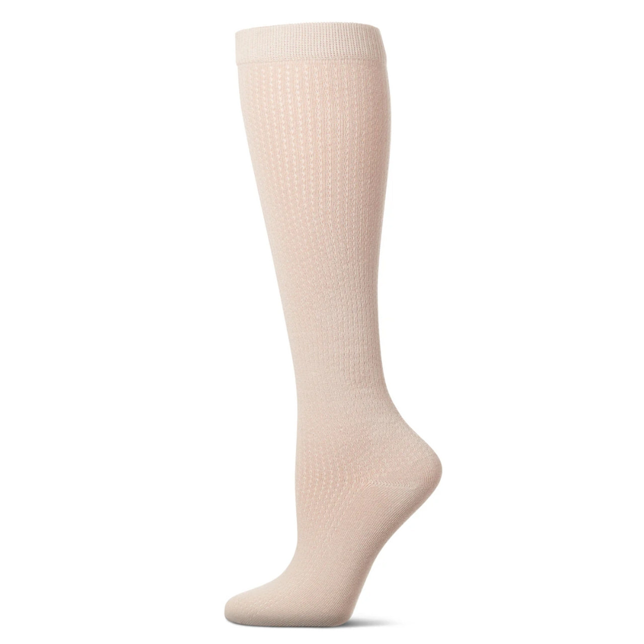 Memoi Girls Pointelle Dot Knee High Socks