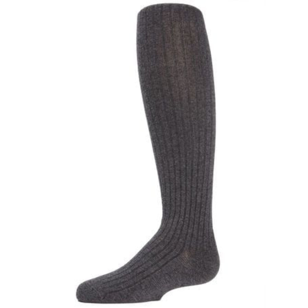 Memoi Girls Ribbed Cotton Blend Sweater Tights
