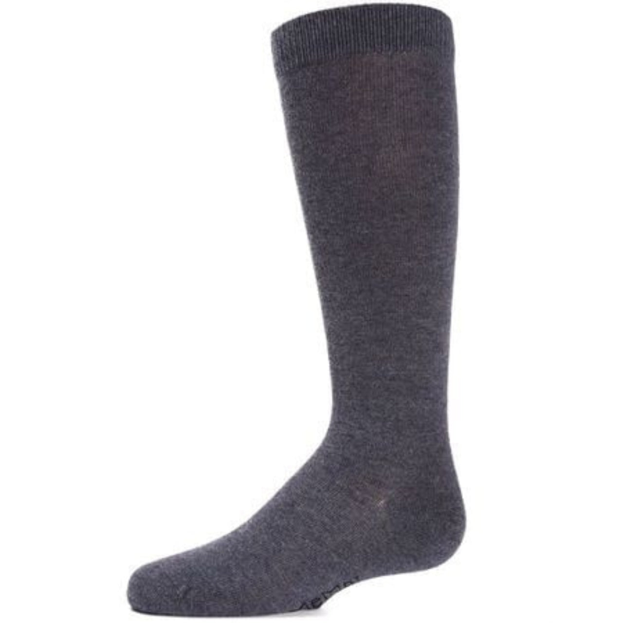 Memoi Kids Basic Cotton Blend Knee High Socks Dark Denim