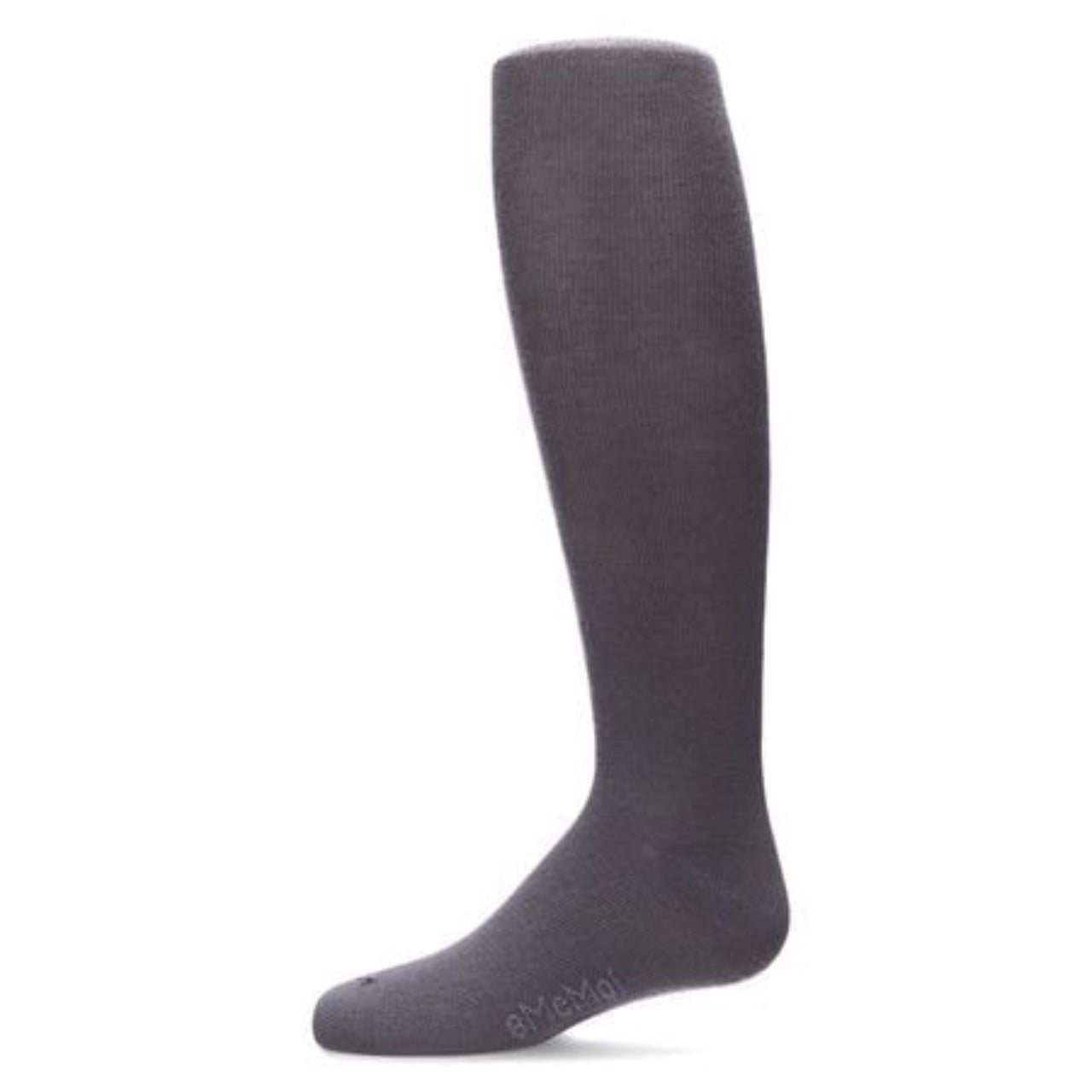 Memoi Kids Basic Cotton Blend Knee High Socks Slate
