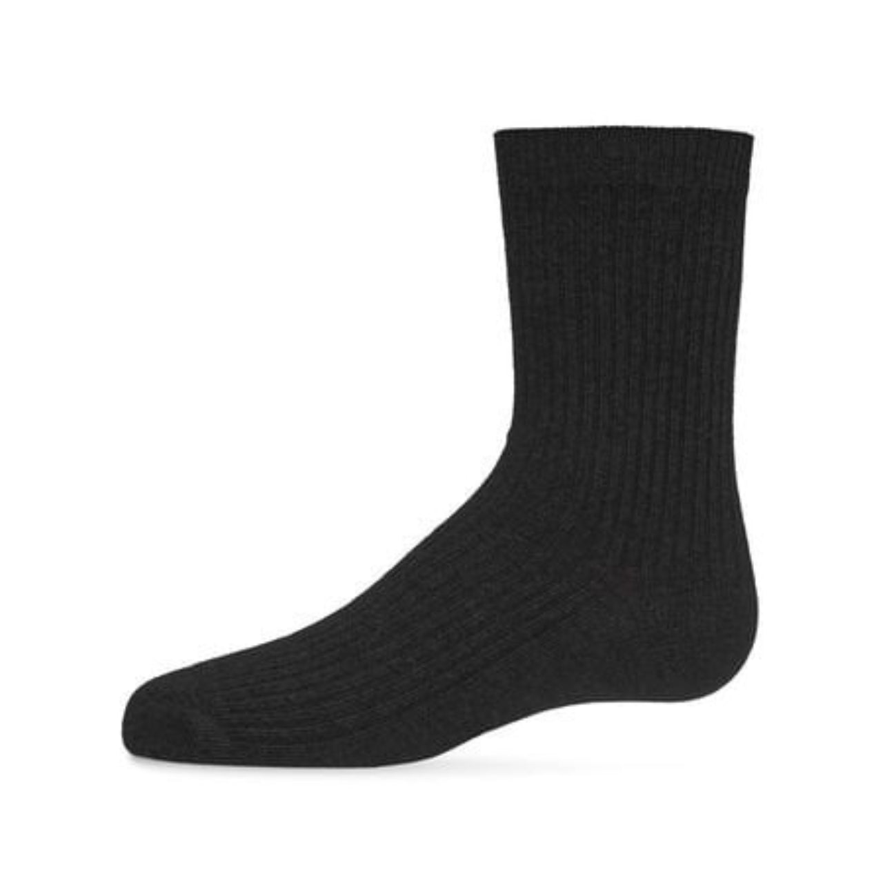 Memoi Kids Basic Cotton Blend Kids Crew Socks