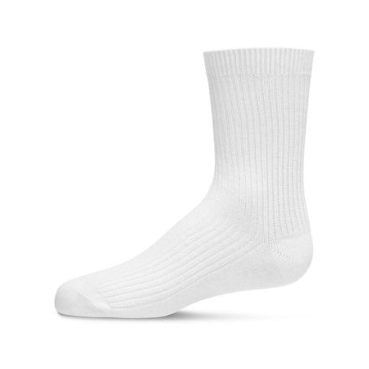 Memoi Kids Basic Cotton Blend Kids Crew Socks