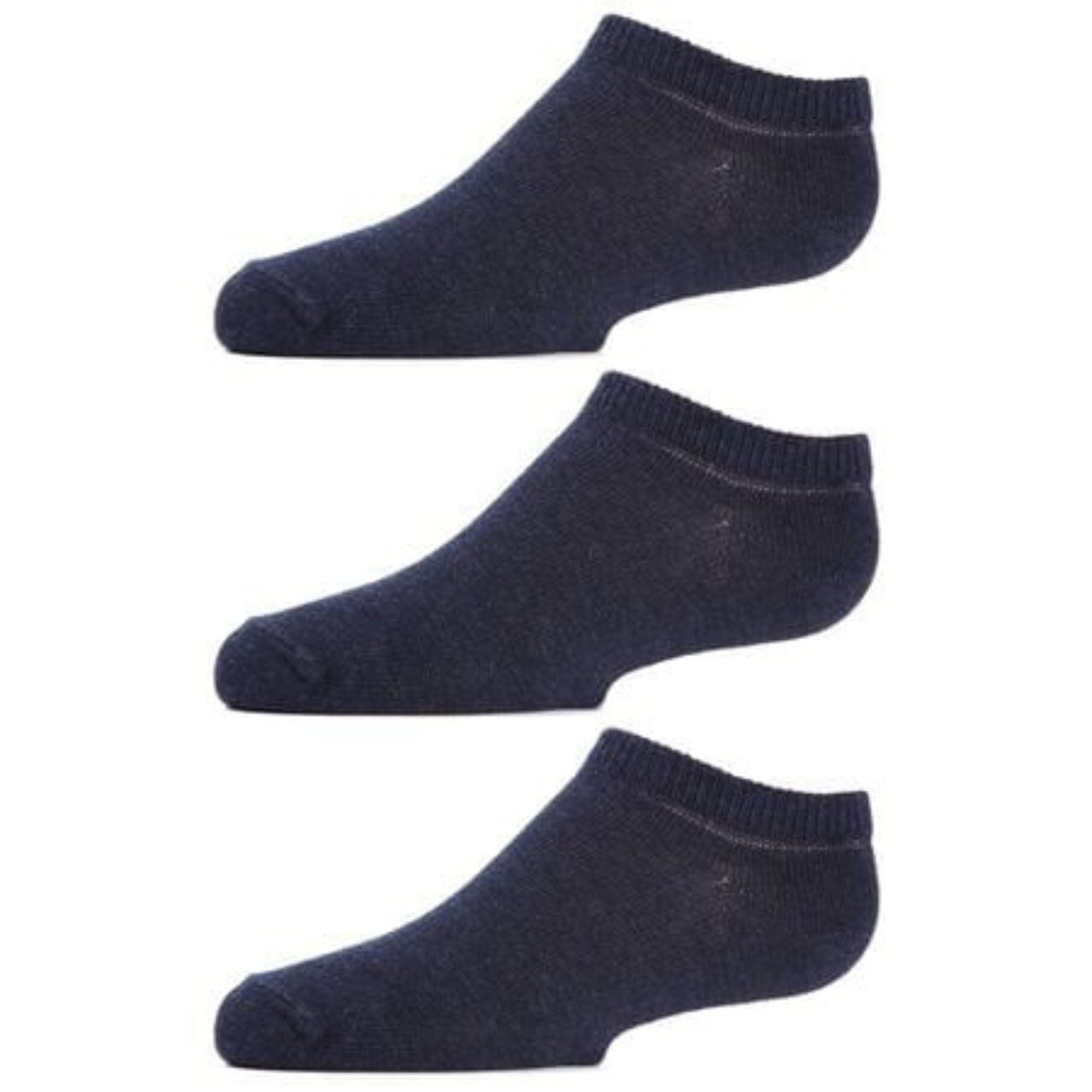 Memoi Kids Low Cut Cotton Blend Socks 3-Pack