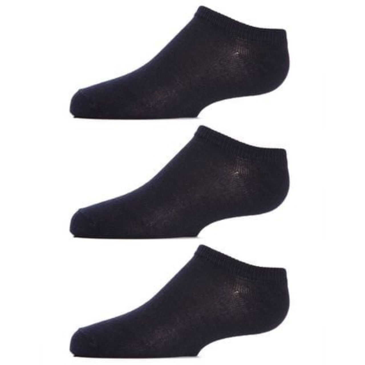 Memoi Kids Low Cut Cotton Blend Socks 3-Pack