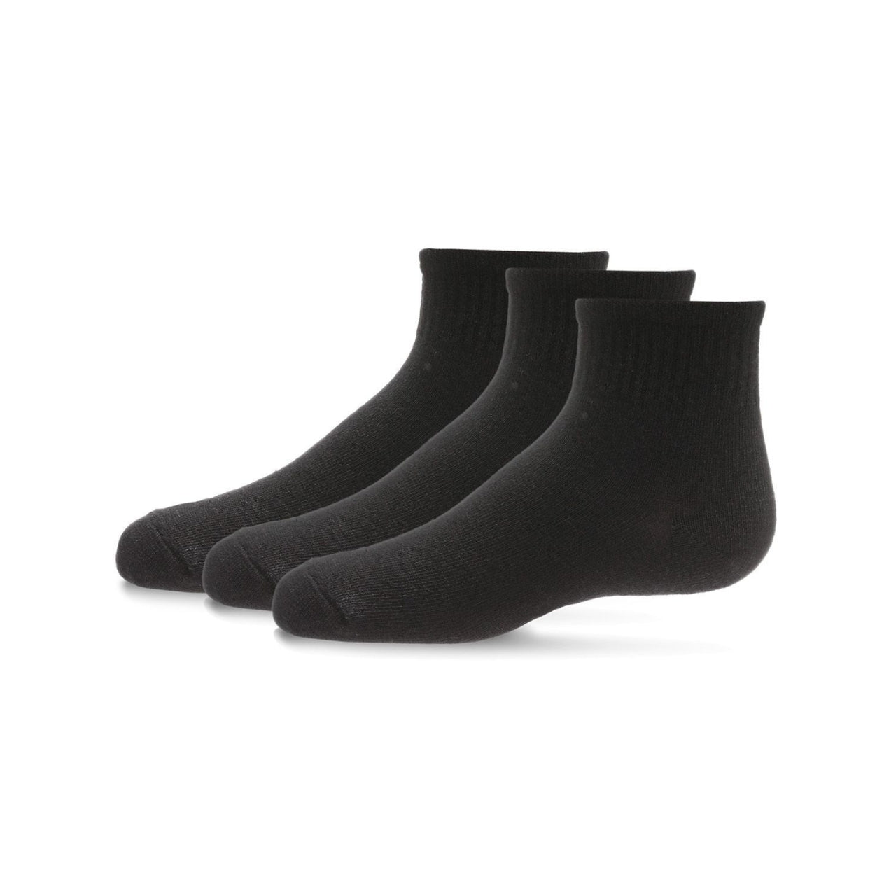 Memoi Kids 3 Pair Pack Mid Cut Cotton Blend Socks