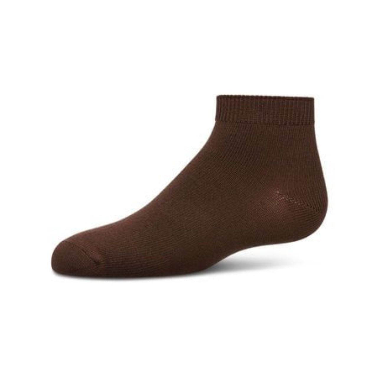 Memoi Kids Basic Soft Rayon from Bamboo Anklet Socks Chestnut Brown