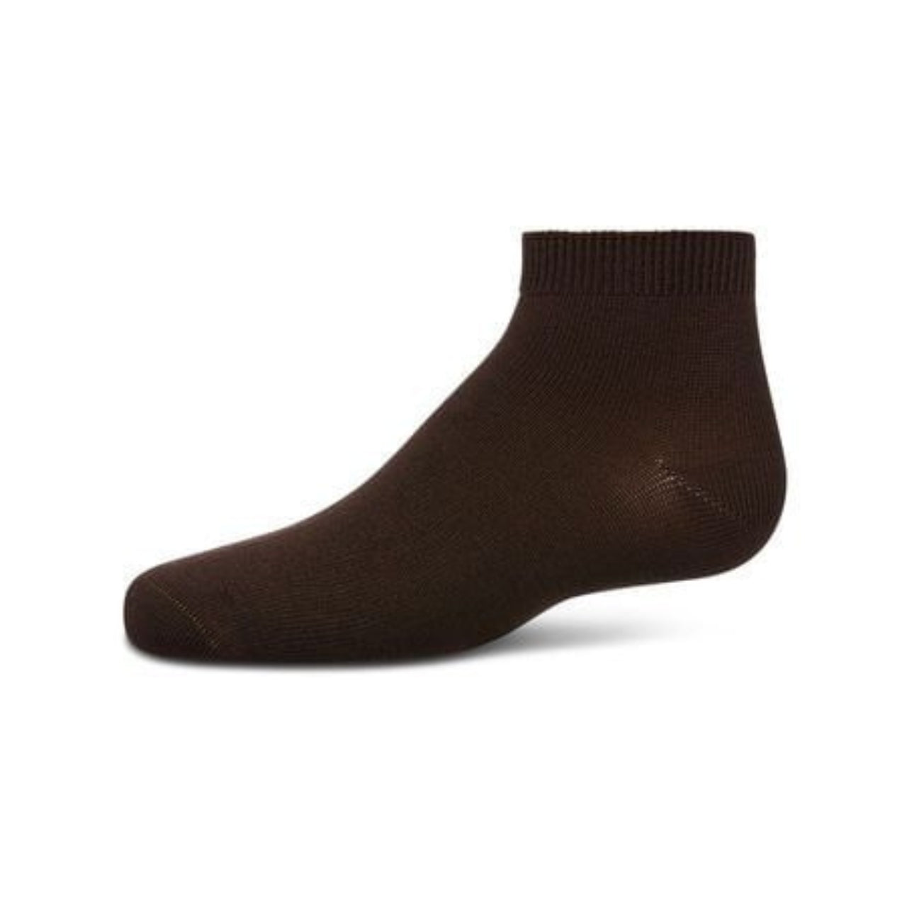 Memoi Kids Basic Soft Rayon from Bamboo Anklet Socks Coffee Bean