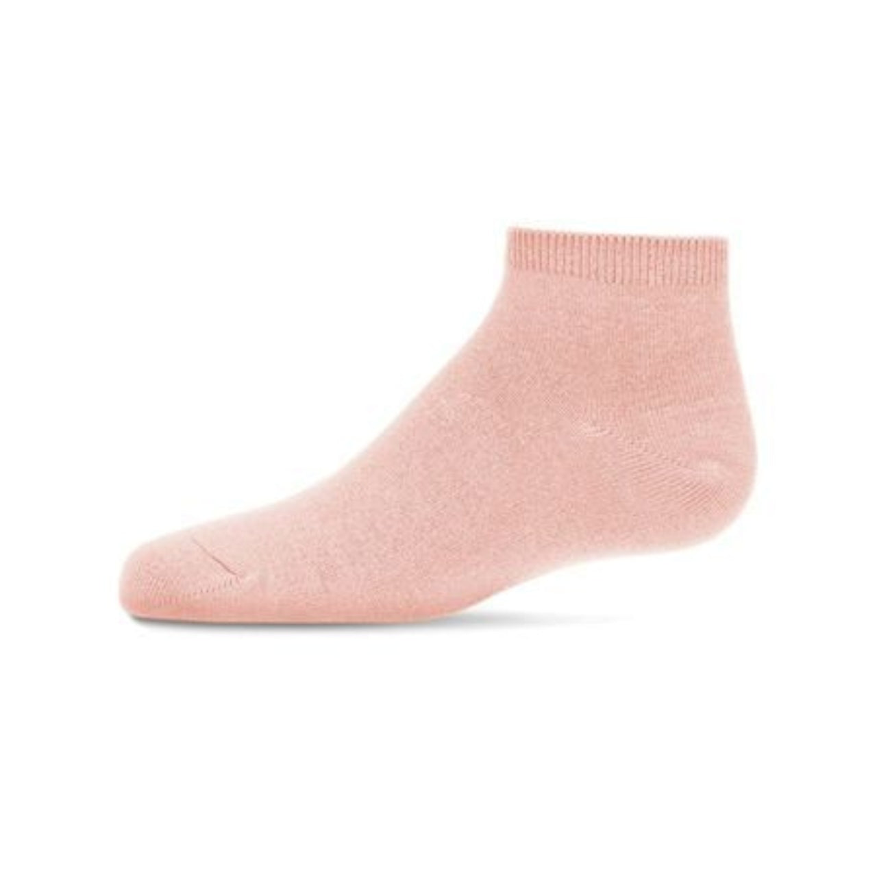 Memoi Kids Basic Soft Rayon from Bamboo Anklet Socks Petal Pink