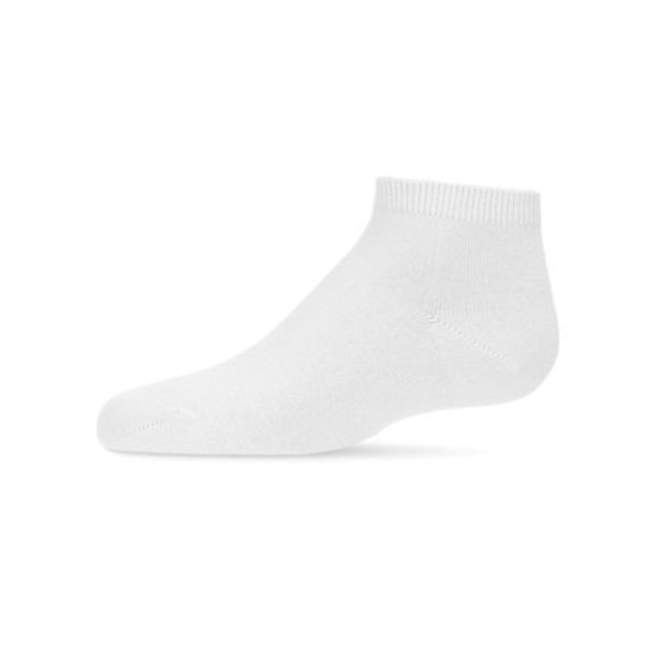 Memoi Kids Basic Soft Rayon from Bamboo Anklet Socks White