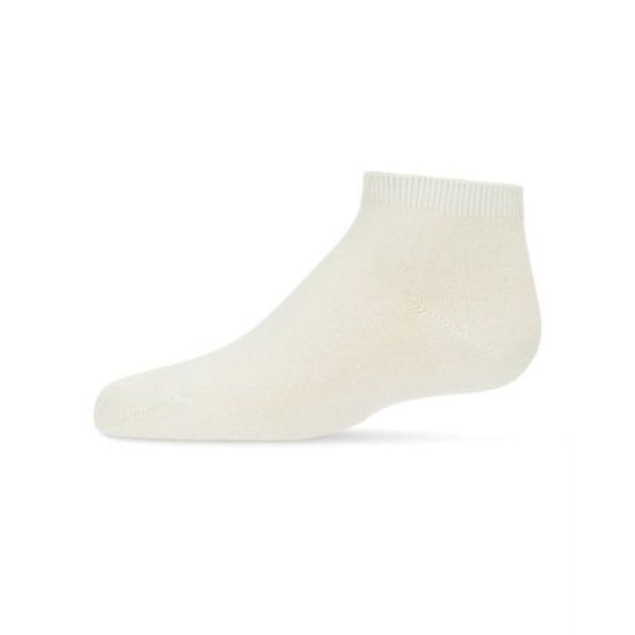Memoi Kids Basic Soft Rayon from Bamboo Anklet Socks Winter White