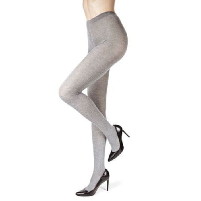 Memoi Womens Brooklyn Flat Knit Cotton Blend Sweater Tights