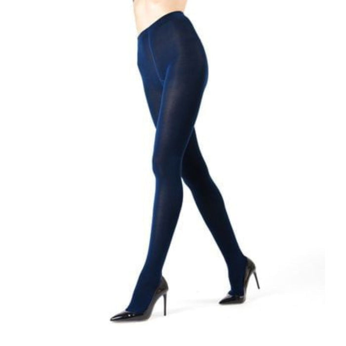 Memoi Womens Brooklyn Flat Knit Cotton Blend Sweater Tights
