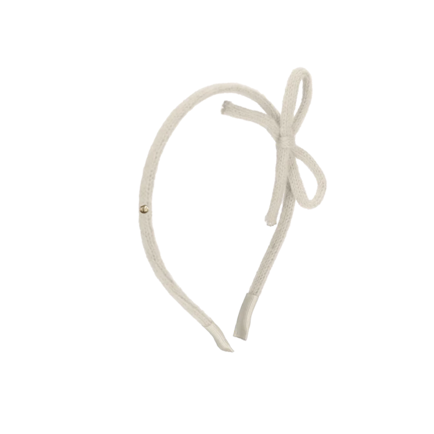 Tis Me Cream Knit Ribbon Collection Hard Headband