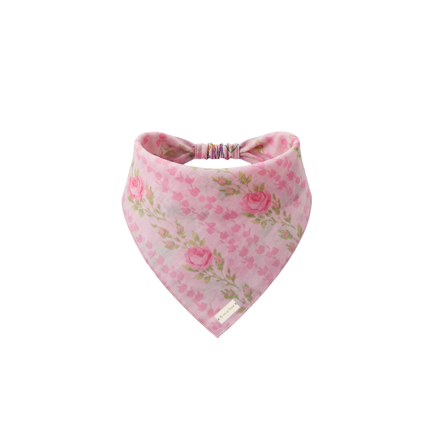 TIE UR KNOT Rose To The Occasion Headband Bandana