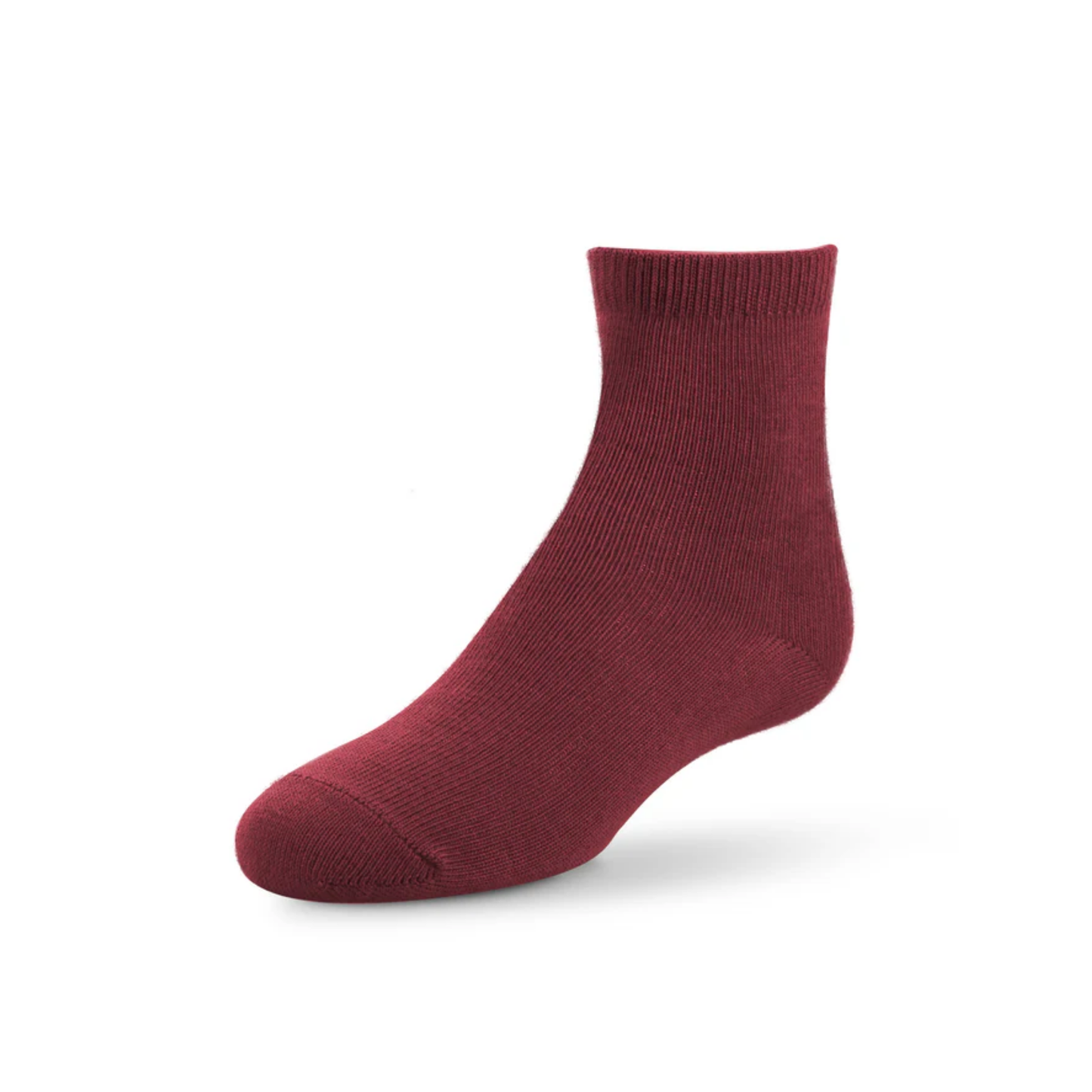Zubii 29 Burgundy Crew Socks