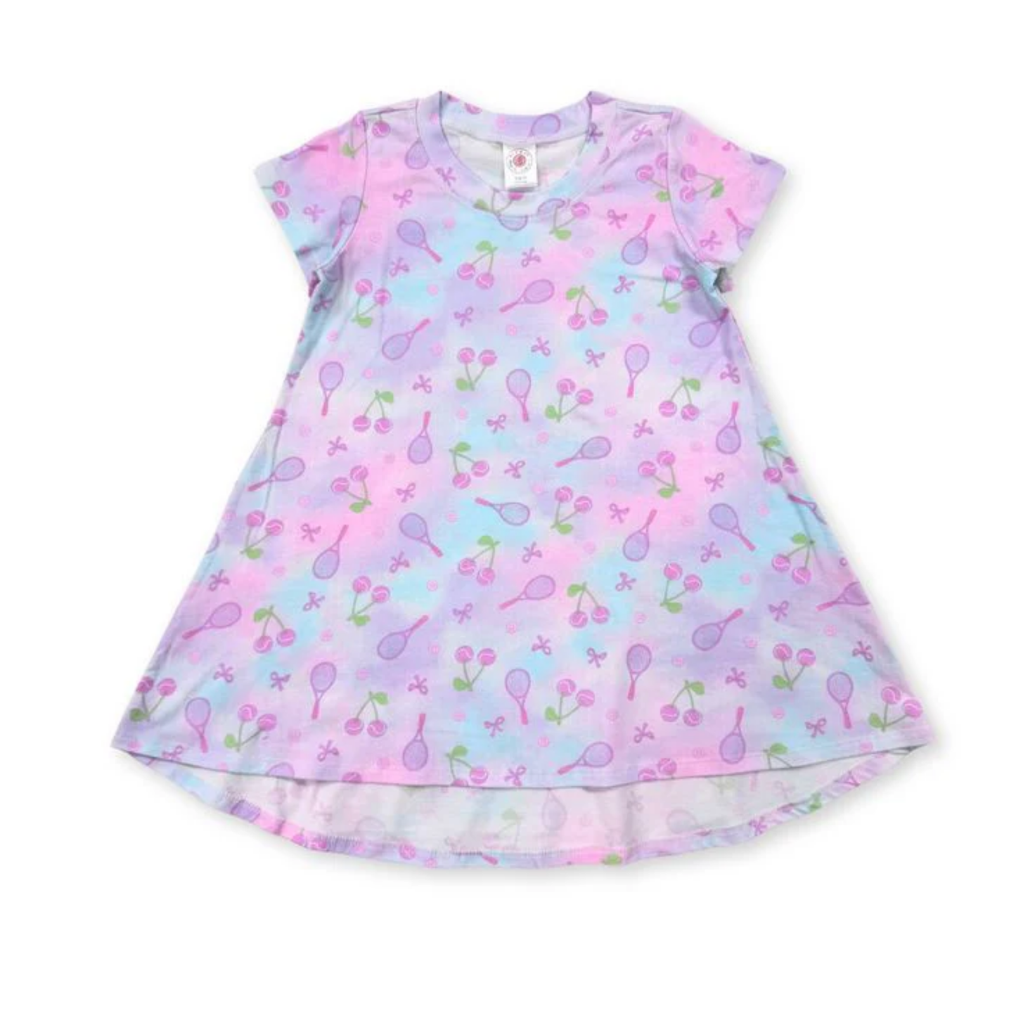 Esme Pink Cherry Tennis Nightgown