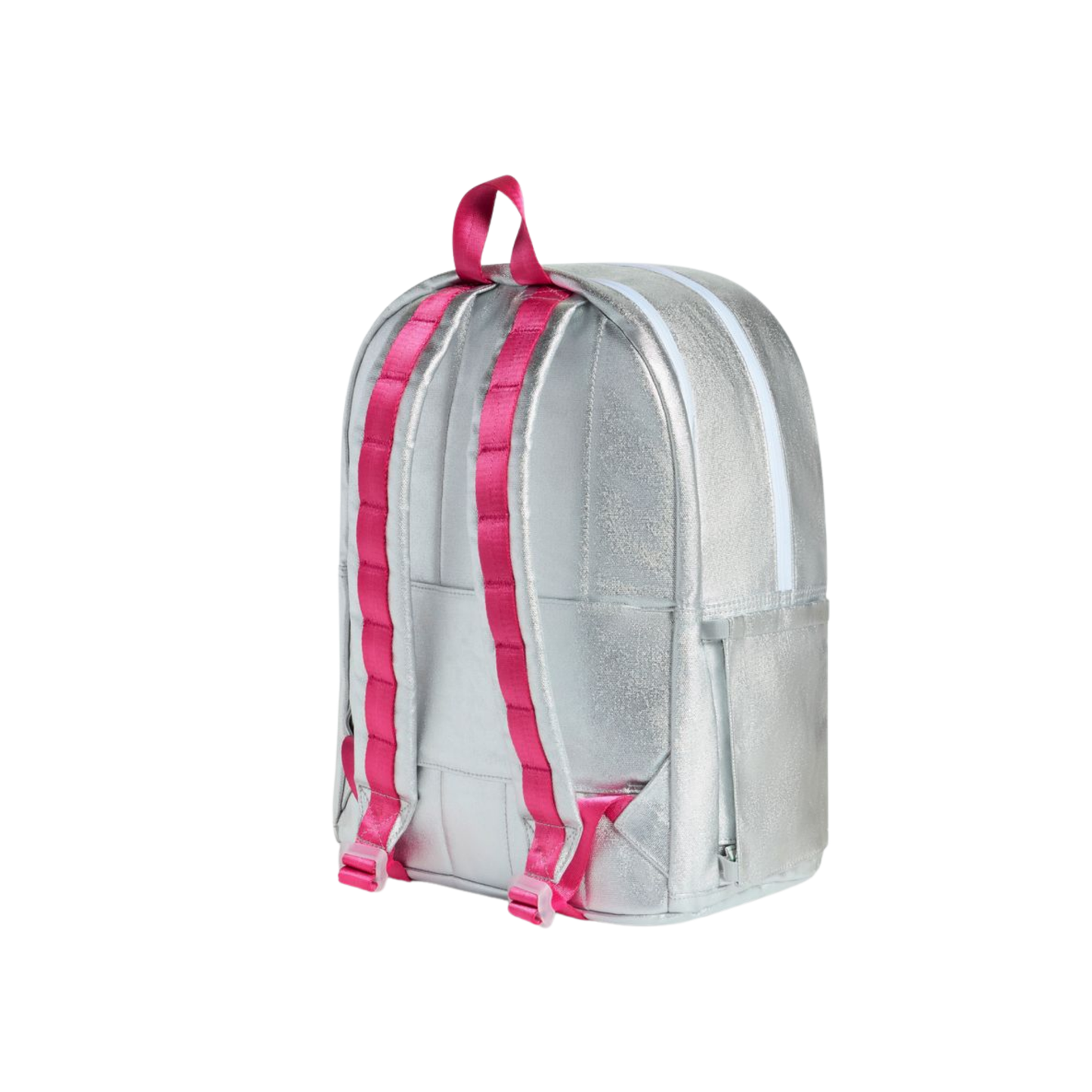 State Bags Metal Happy Fuzzy Hearts Kane Double Pocket Backpack
