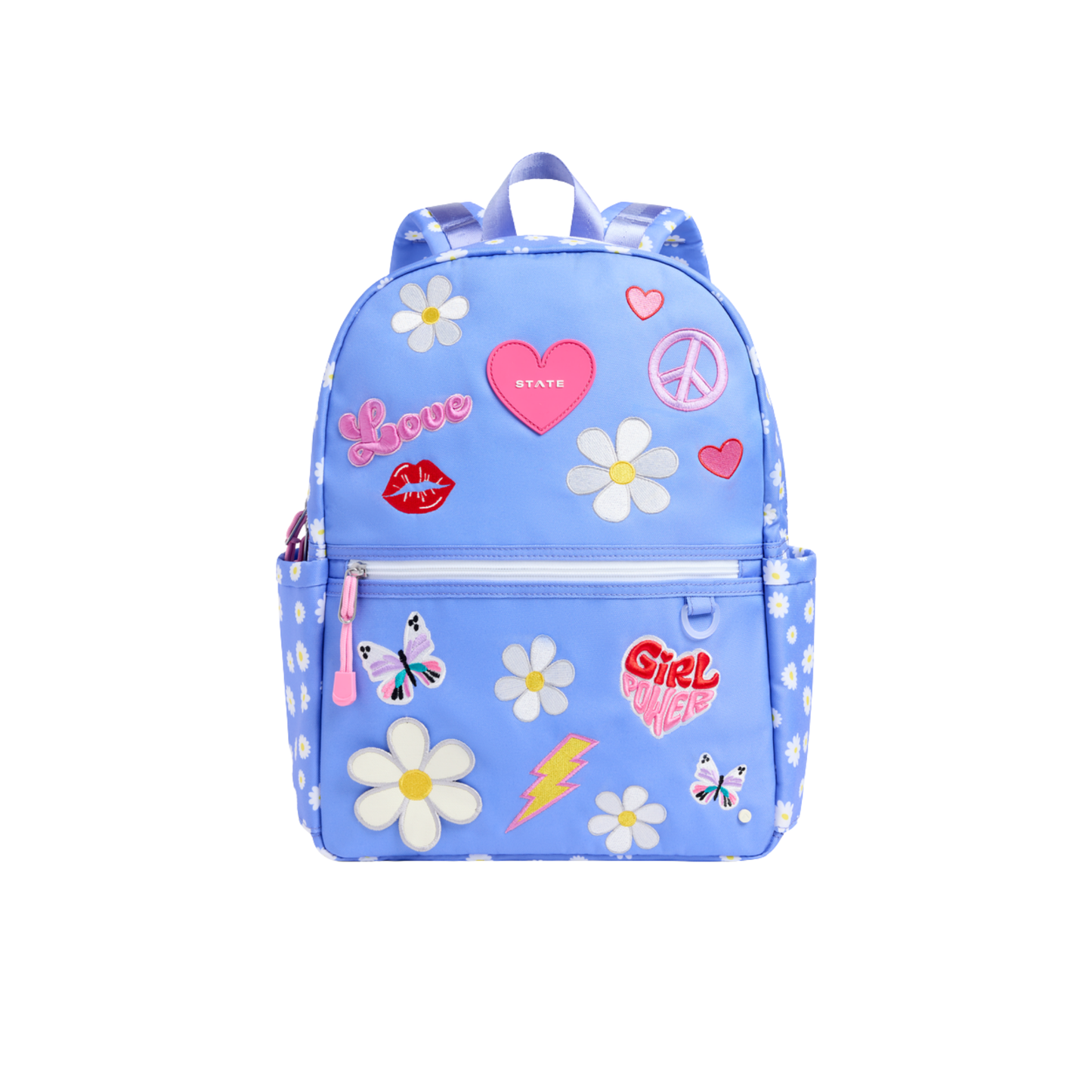 State Bags Purple Girl Power Kane Double Pocket Backpack