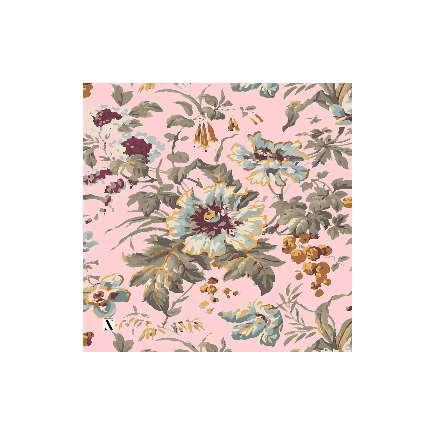 Nicsessories Rosewood Garden Headscarf