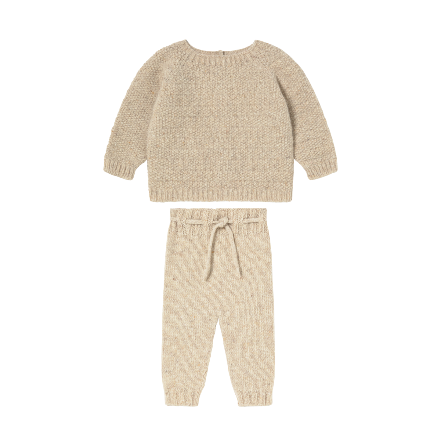 Li & Me Oat Nicky Links Knit Pants Set