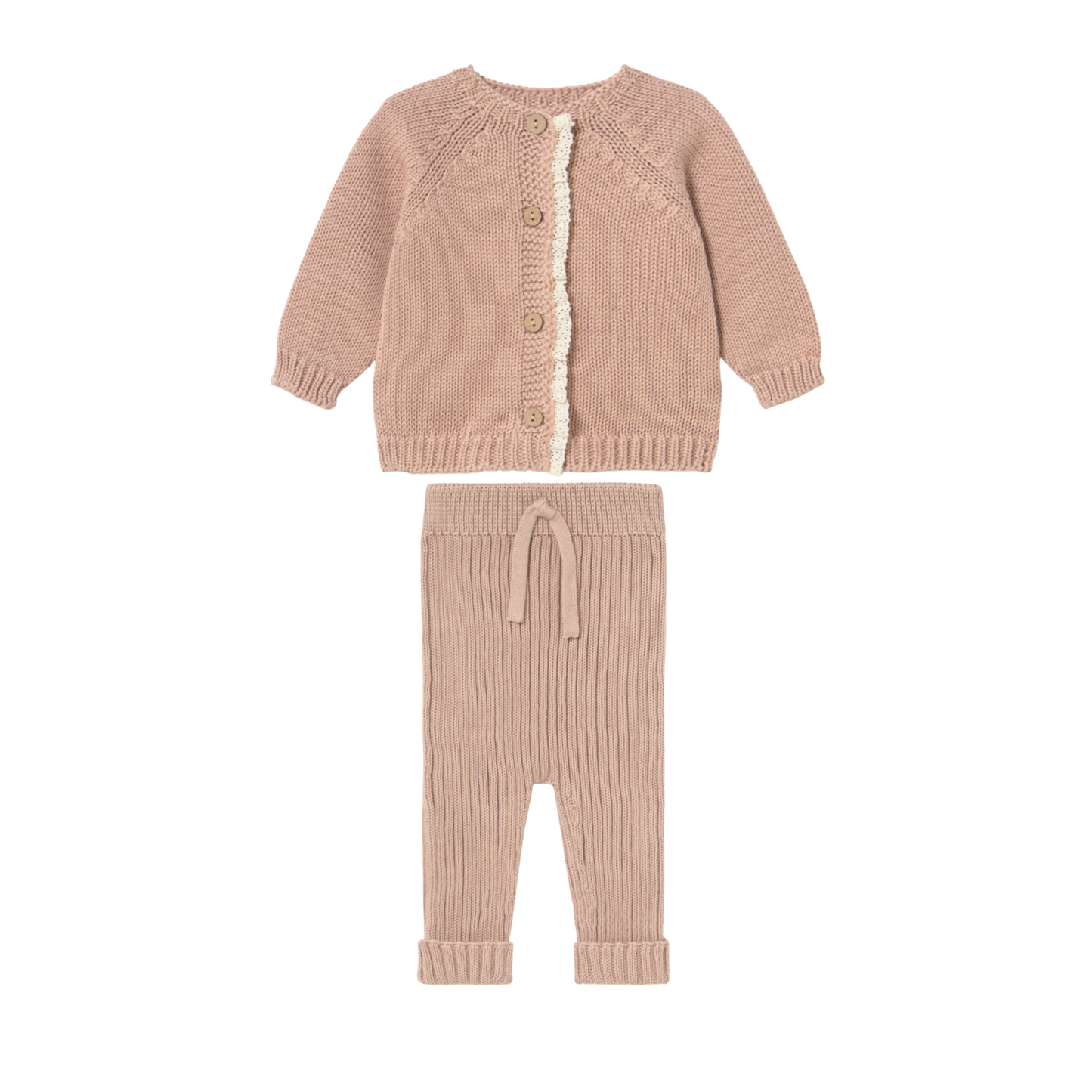 Li & Me Candy Salma Lace Knit Pants Set