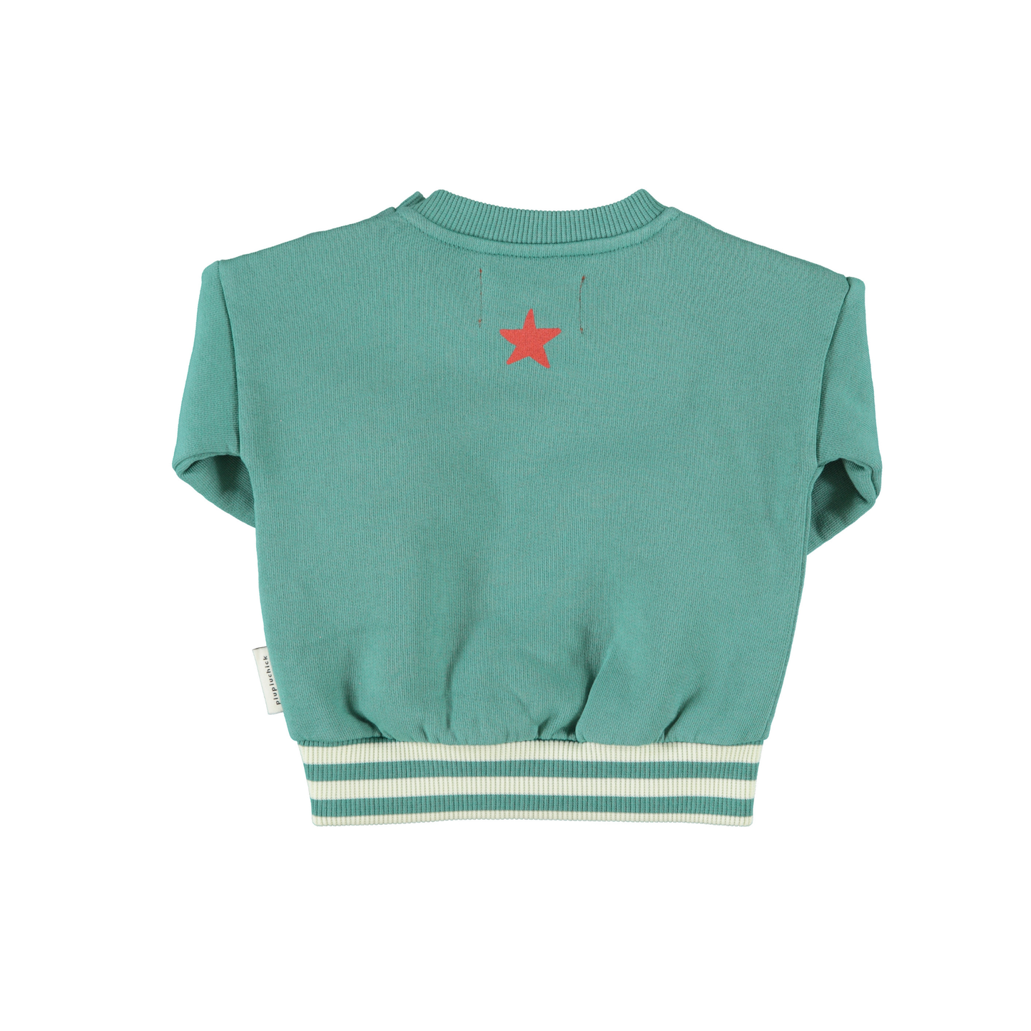 Piupiuchick Green Infant Here We Go Sweatshirt