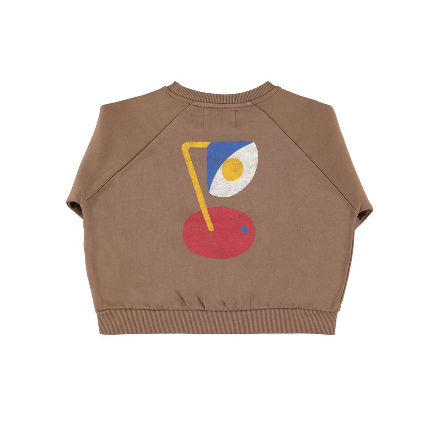 Piupiuchick Brown Captain Print Sweatshirt