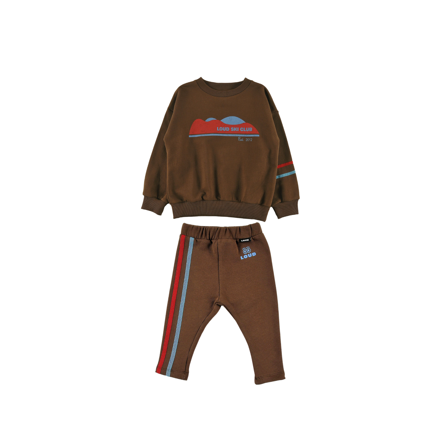 Loud Fondue Fudge Map Mountain Leggings Set