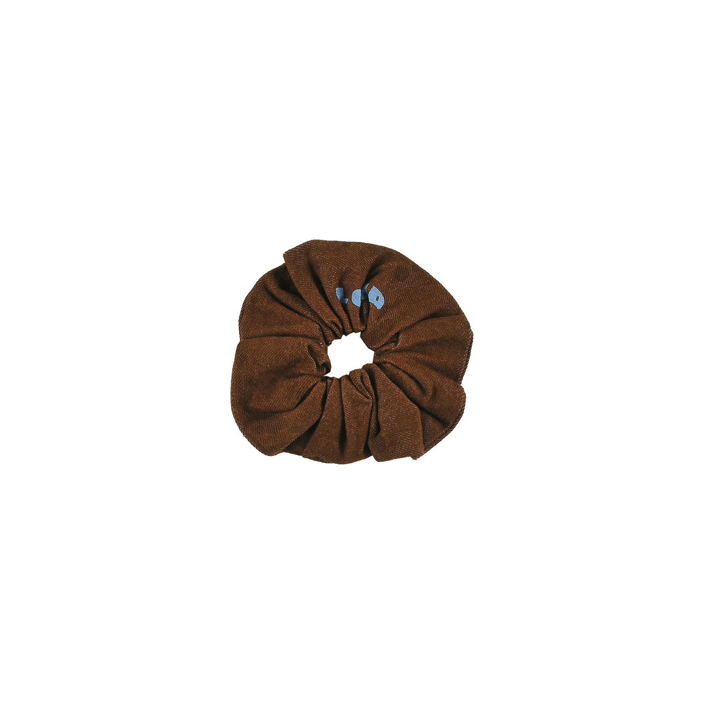 Loud Choco Polkadot Chic Hair Scrunchie
