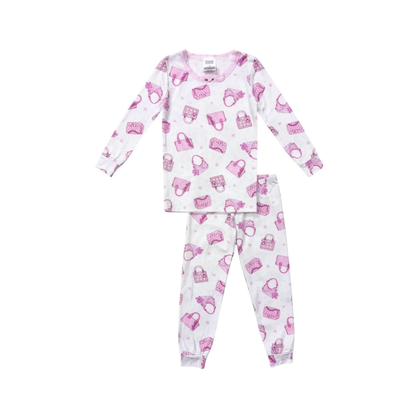 Esme White Boss Long Sleeve Pajama