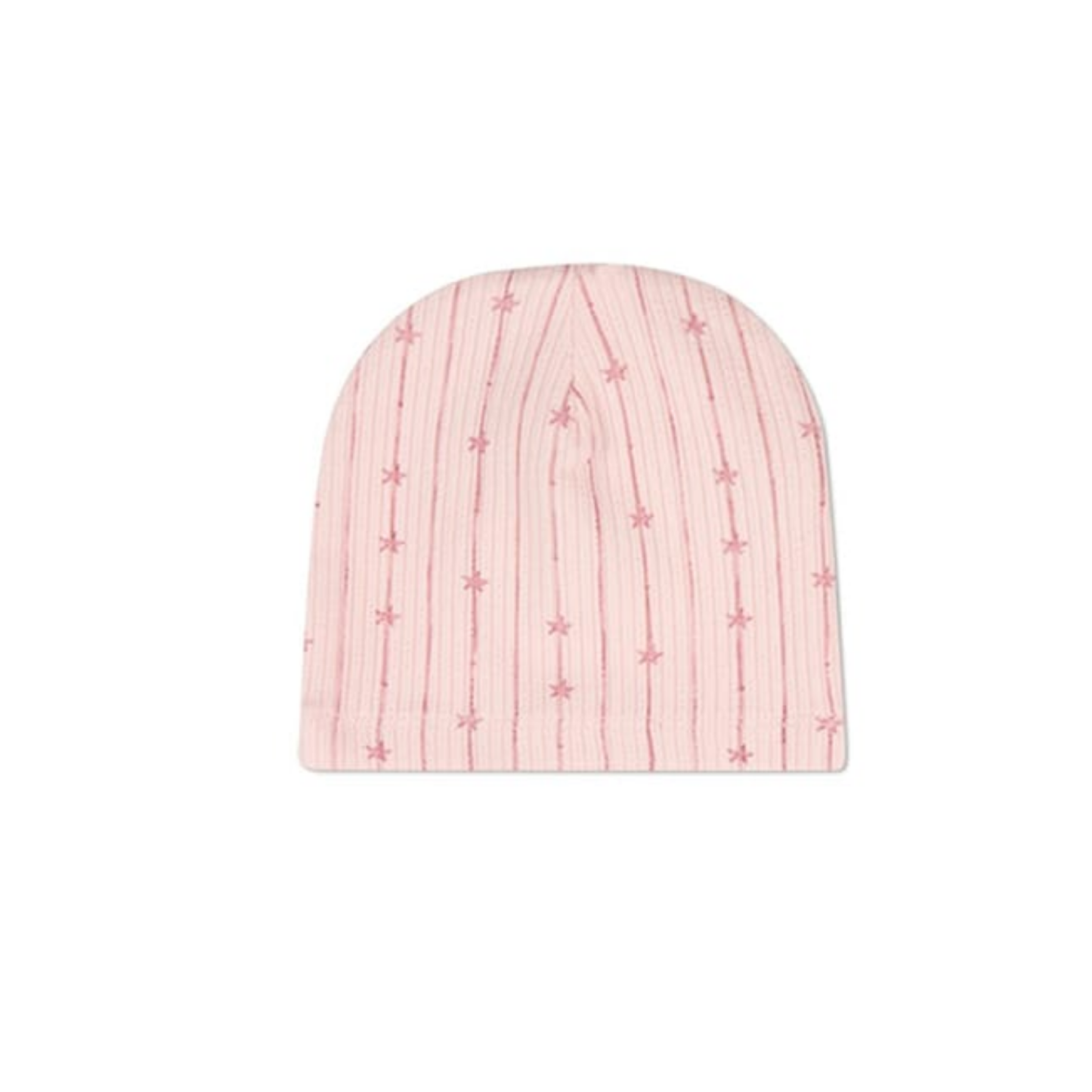 MiniMoi Barely Pink Star Light Star Bright Pointelle Beanie