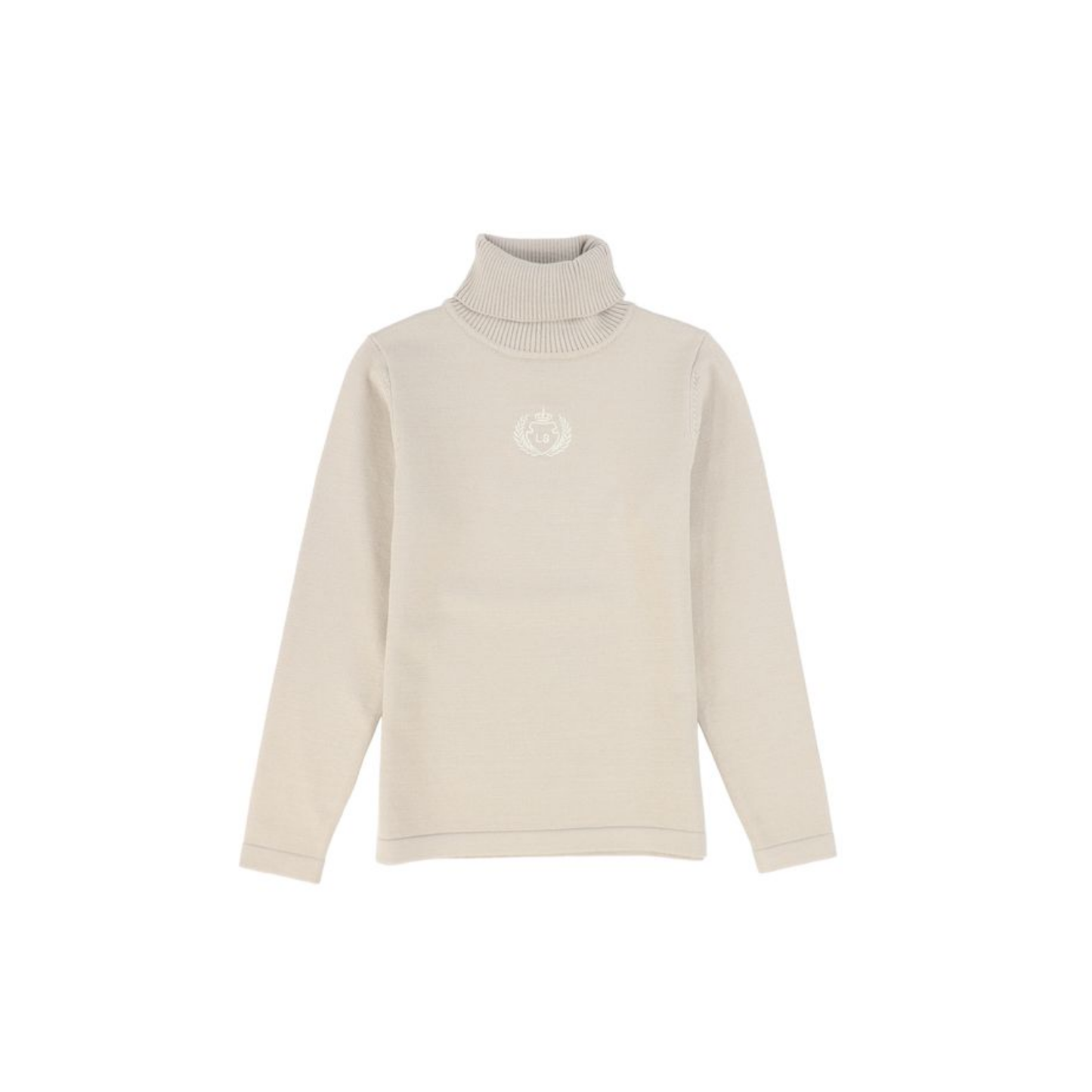 Le Bourdon Camel Fitted Knit Turtleneck