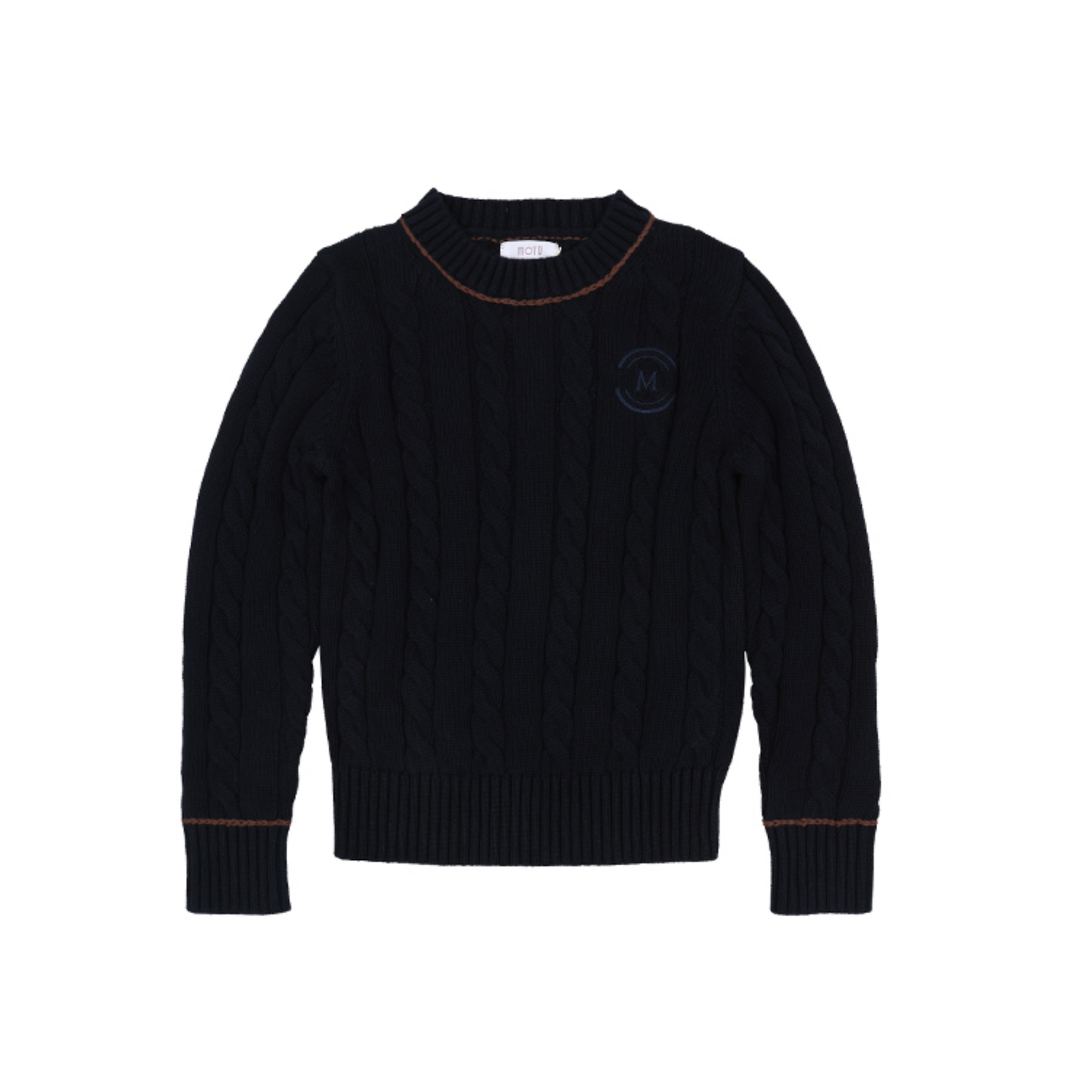 Motu Boys Midnight Multi Benjamin Long Sleeve Sweater