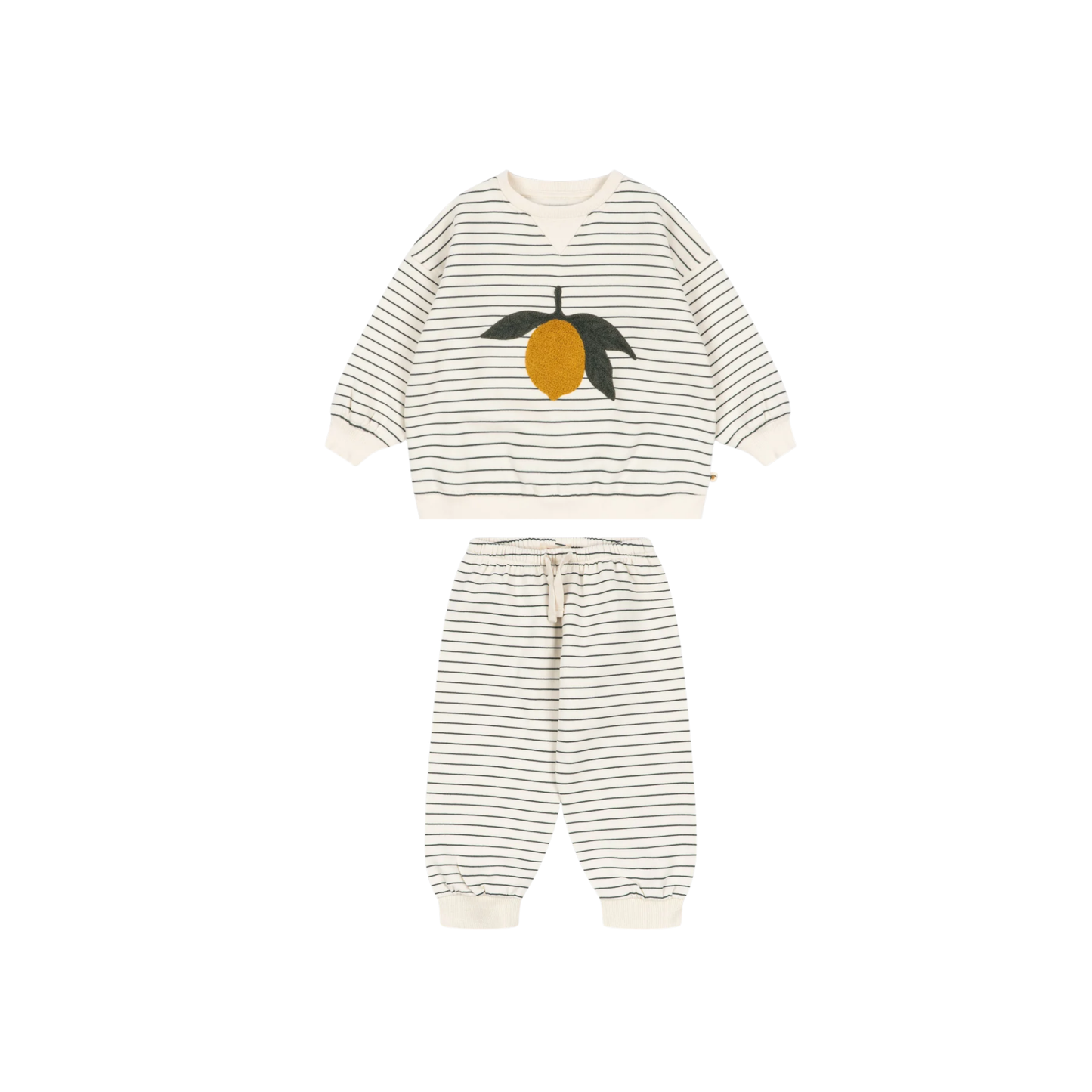 Konges Slojd Cilantro Lemon Stripe Pants Set