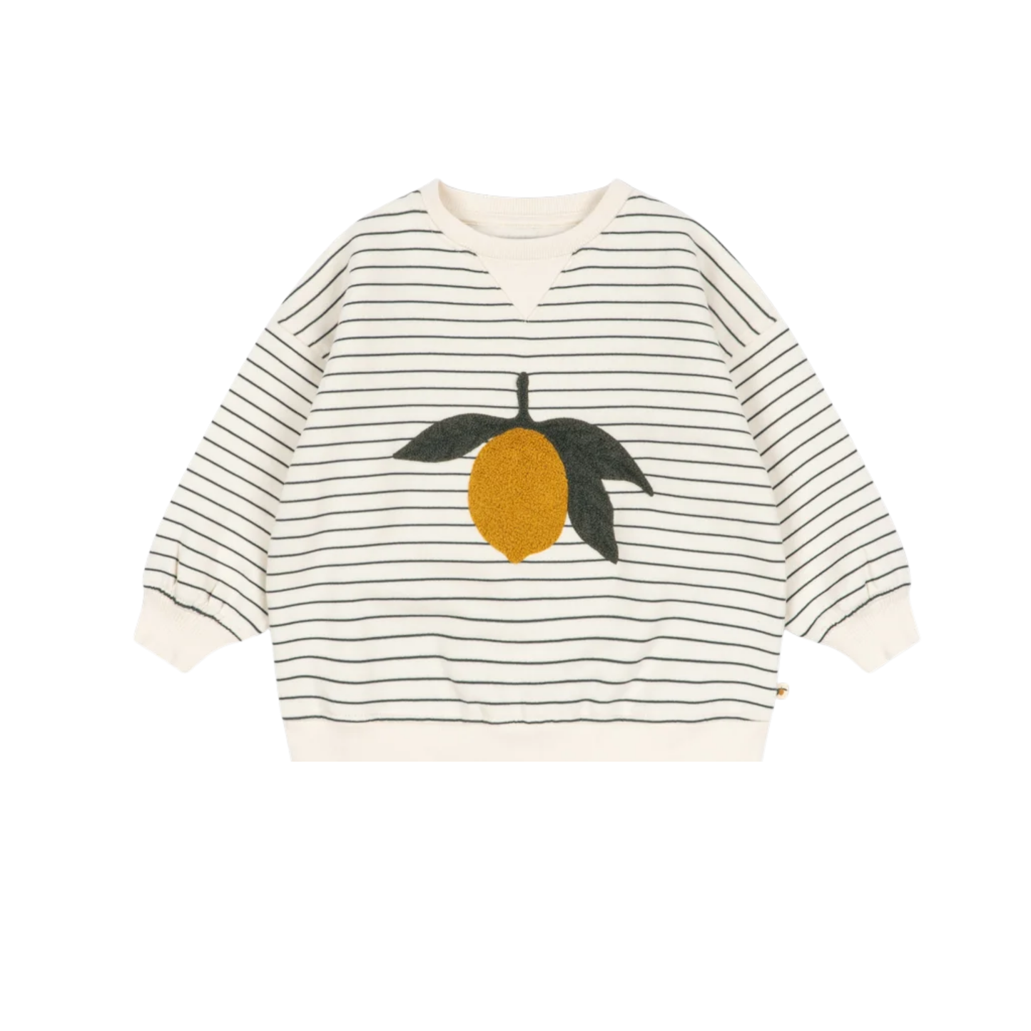 Konges Slojd Cilantro Lemon Stripe Sweatshirt