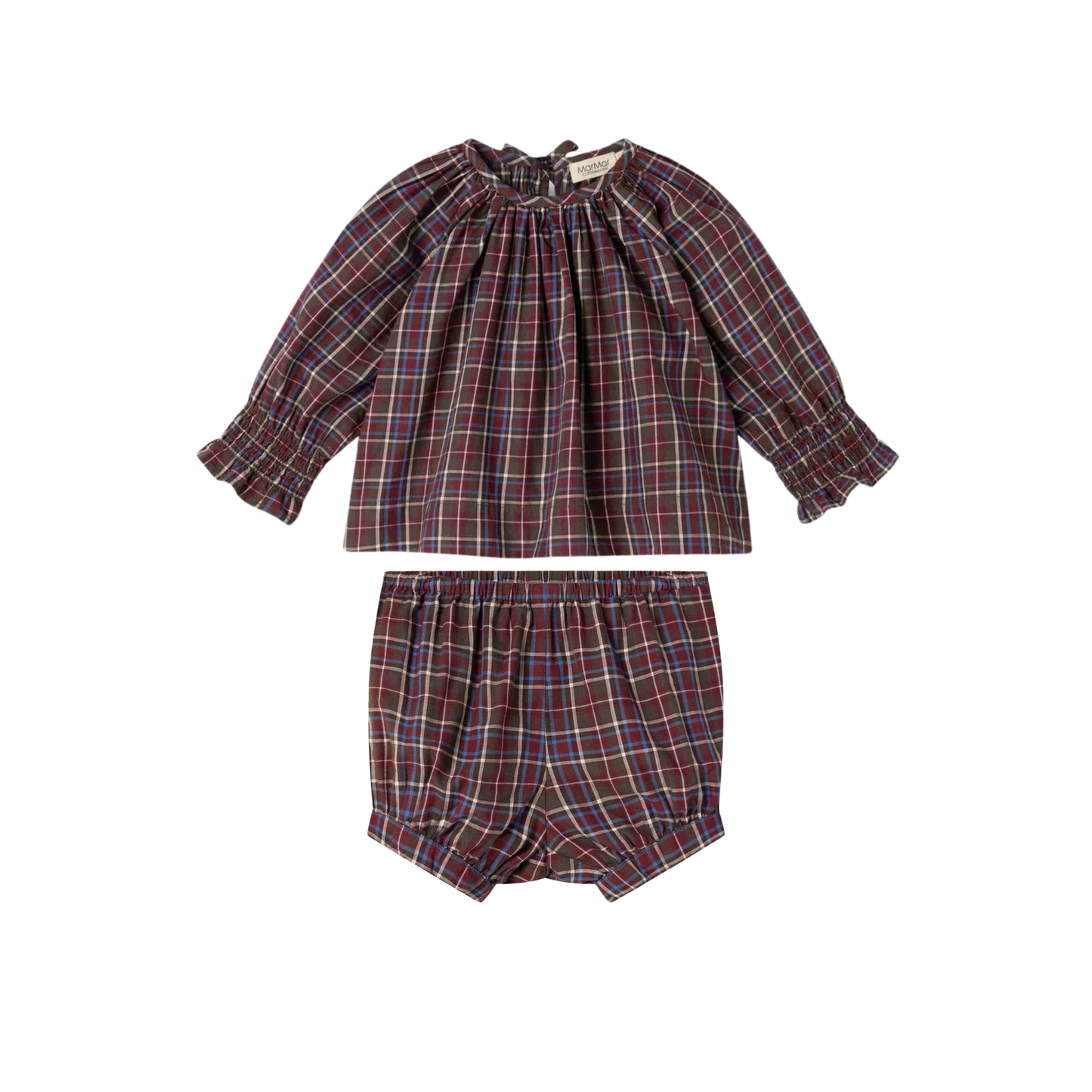 Marmar Chocolate Check Tonala Bloomer Set