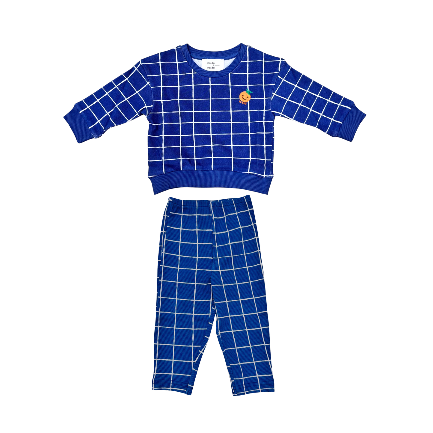 Wander & Wonder Ink Check Check Leggings Set