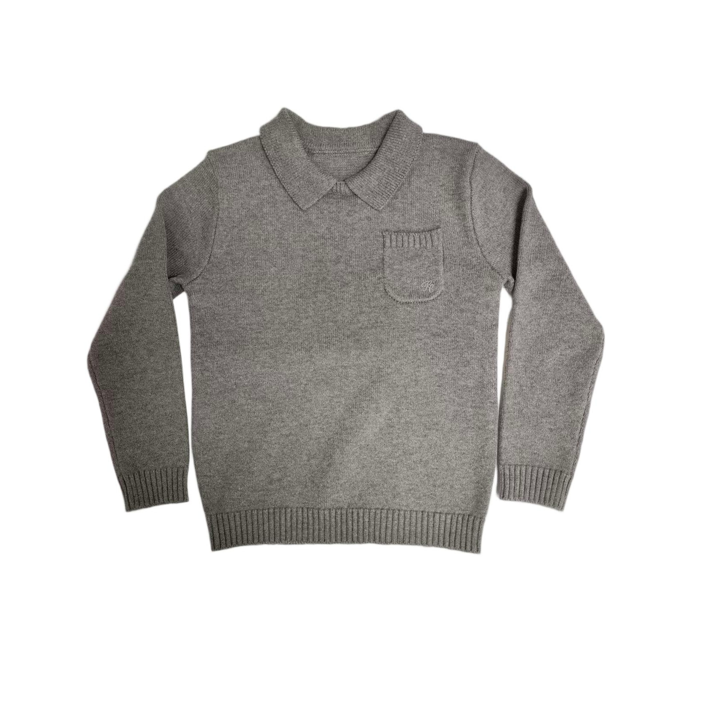 Kipp Grey Franck Collar Sweater